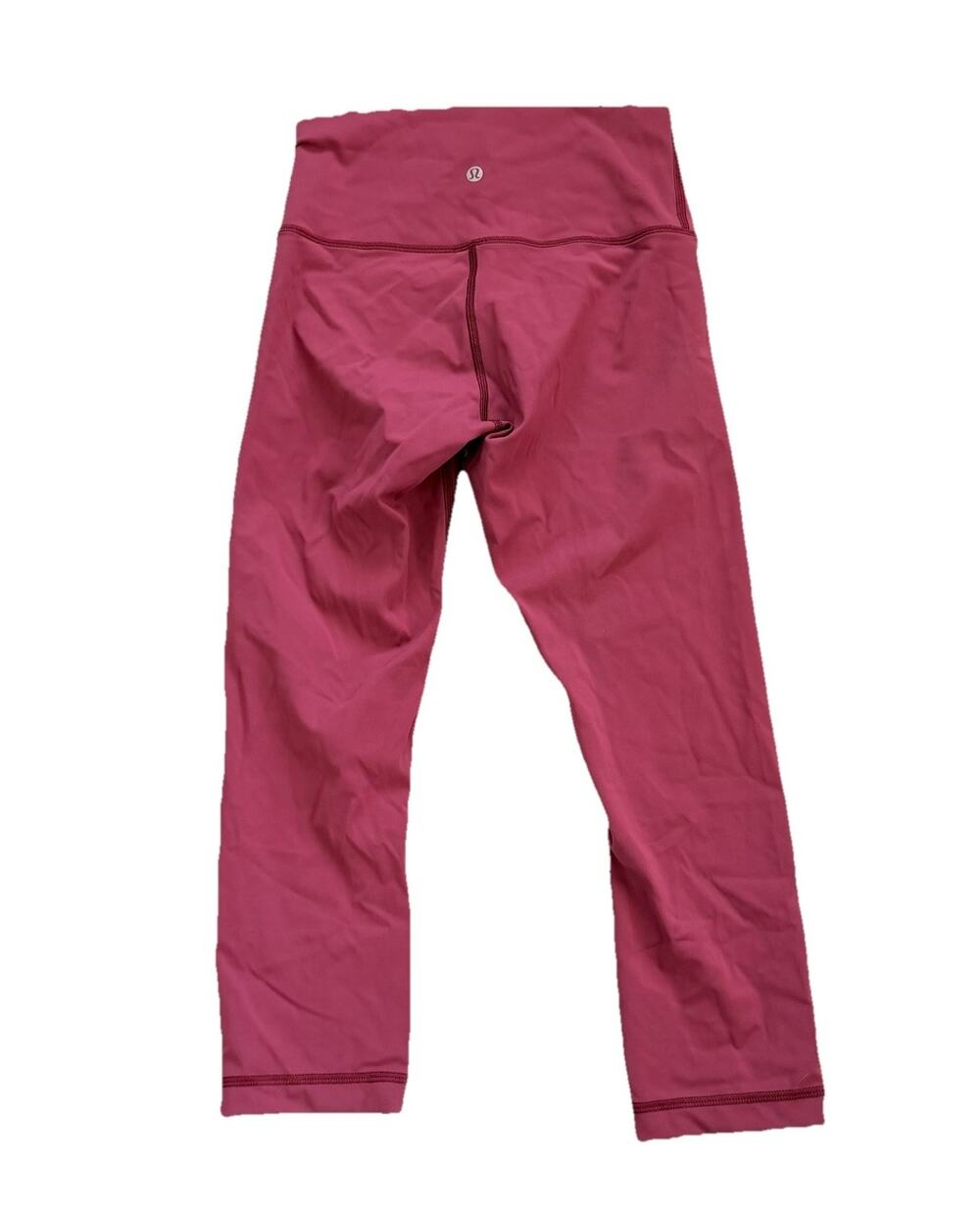 Lululemon Wunder Under High-Rise Crop 21" Size 6 Womens Leggings Logo
